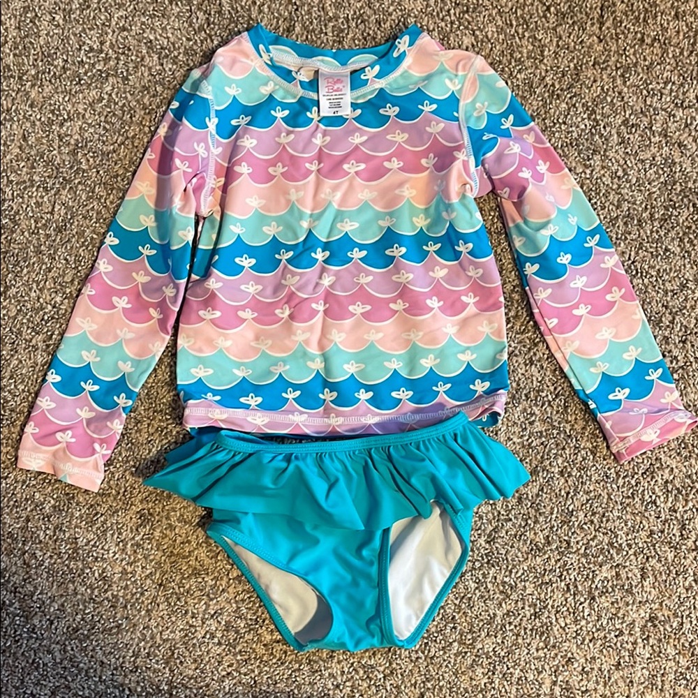 Kids Swim Suit Ruffle Butts